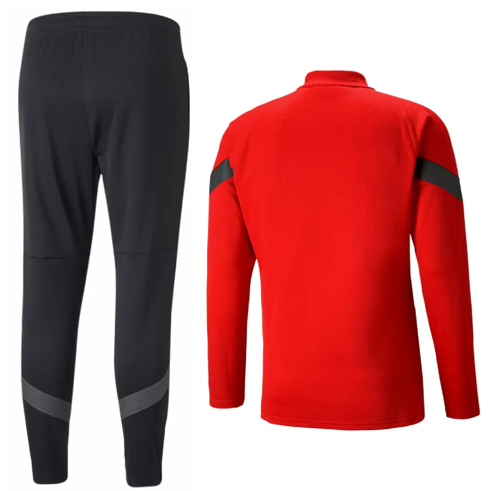 National Apparels Custom Mens Soccer Tracksuits Youth Football Tracksuit 100% Polyester Training Uniform Soccer Sportswear Half Zipper Tracksuits